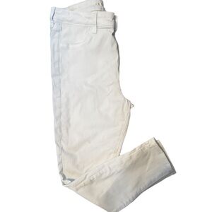 American Eagle White Denim Hi Rise Jeggings 16 Short